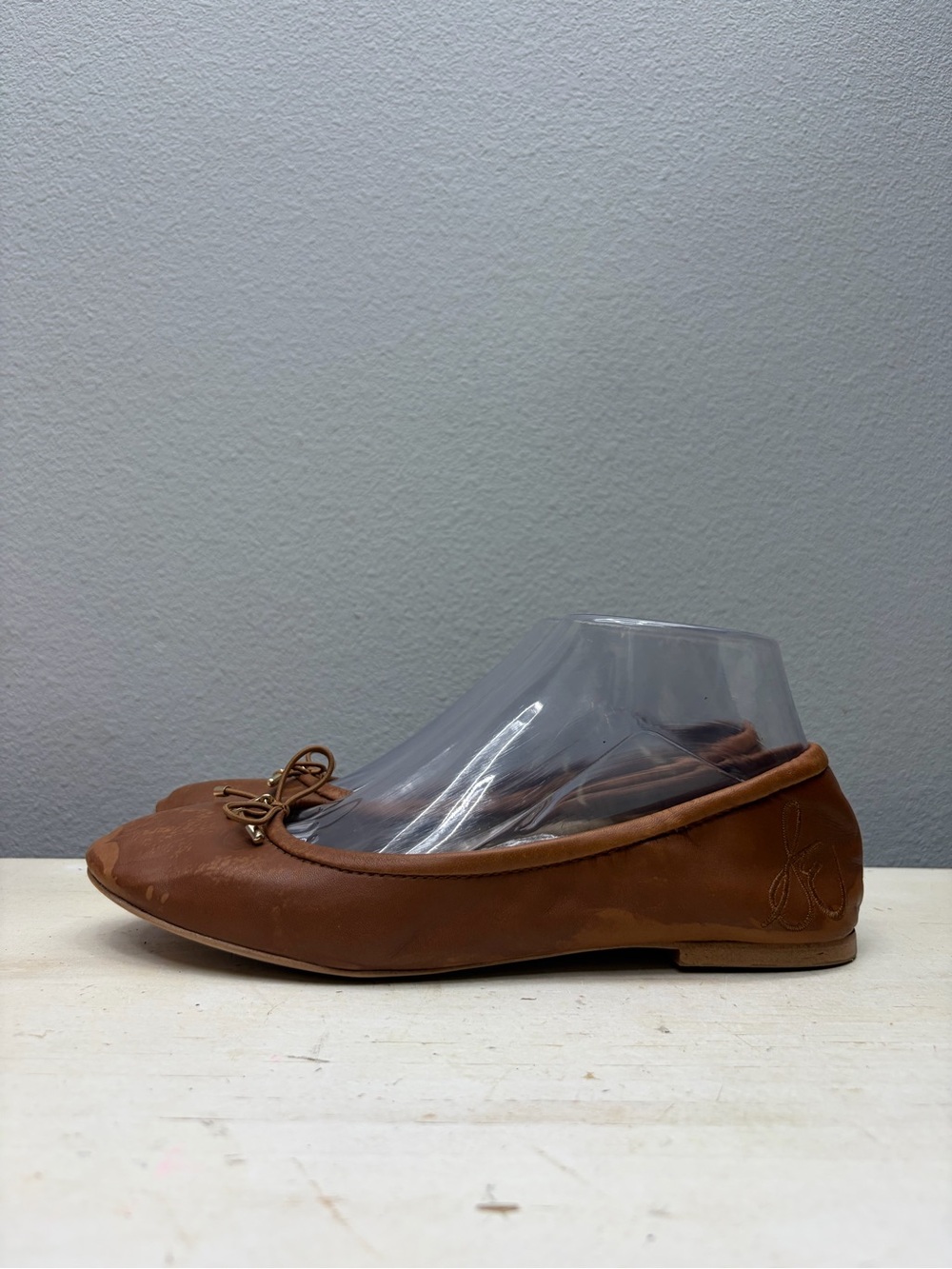 Sam Edelman Brown Leather Felicia Falts Size 8
